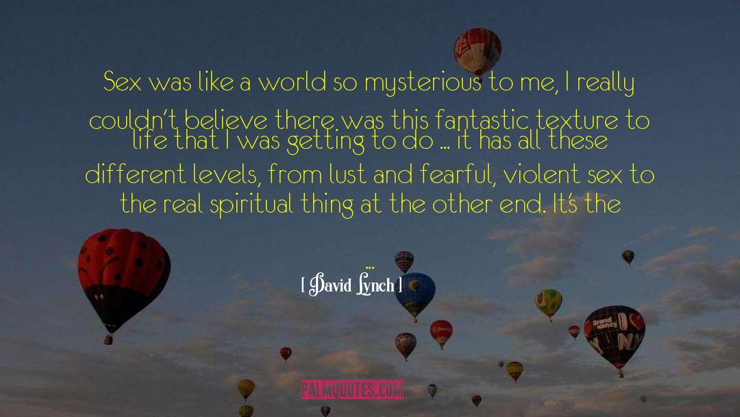 Mystery Of Life quotes by David Lynch