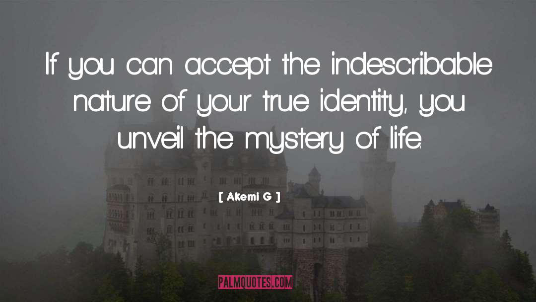 Mystery Of Life quotes by Akemi G