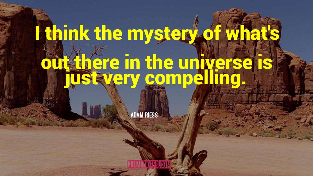 Mystery Of Nature quotes by Adam Riess