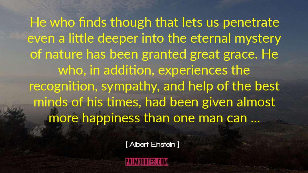 Mystery Of Nature quotes by Albert Einstein