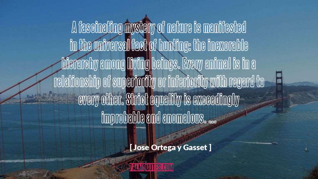 Mystery Of Nature quotes by Jose Ortega Y Gasset
