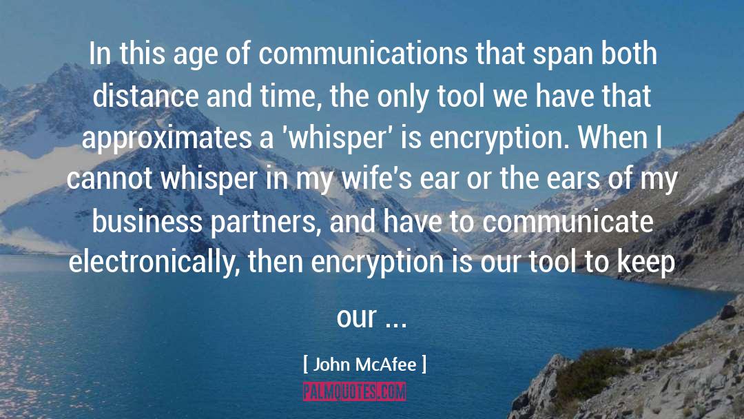 Mystery Of Time quotes by John McAfee