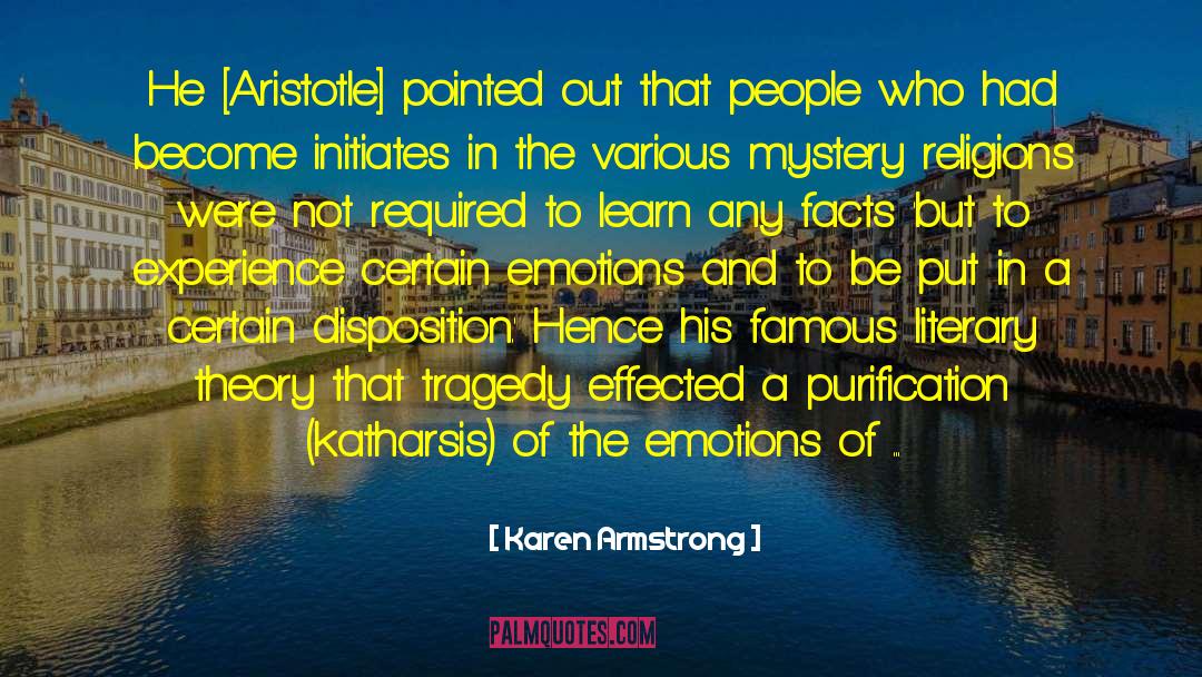 Mystery Religions quotes by Karen Armstrong