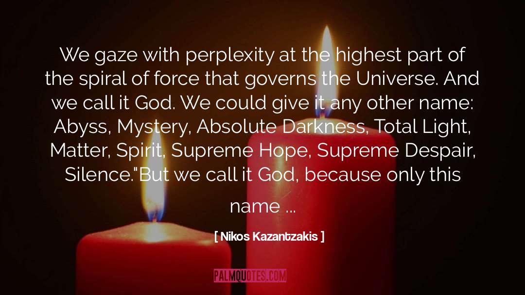 Mystery Suspsense quotes by Nikos Kazantzakis