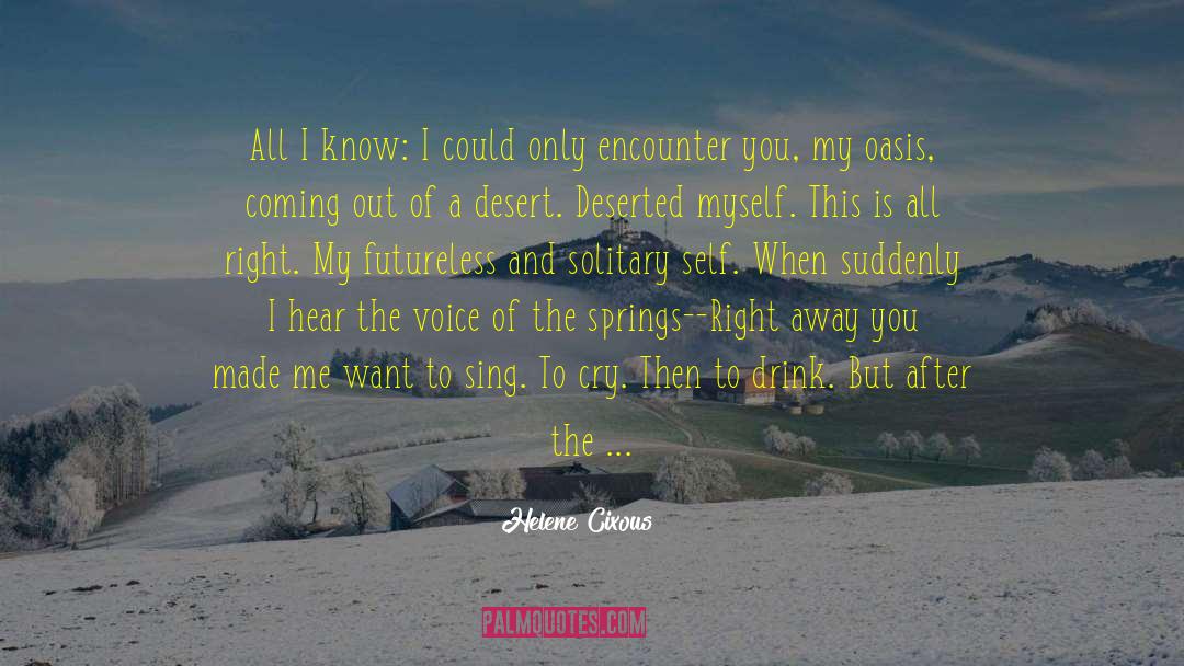 Mystical Encounter quotes by Helene Cixous