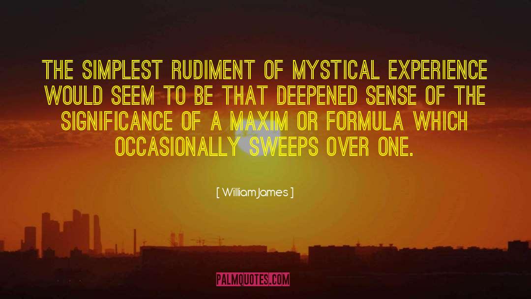 Mystical Experiences quotes by William James