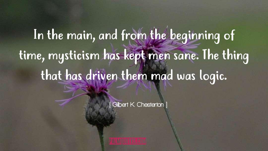 Mysticism quotes by Gilbert K. Chesterton