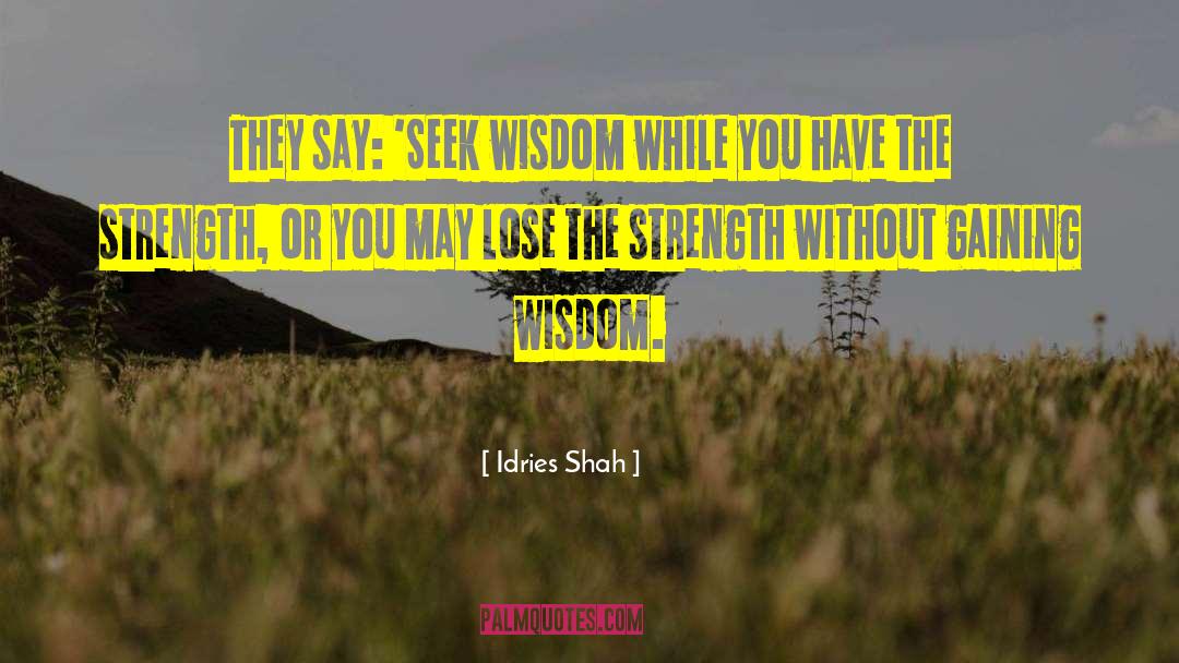 Mysticism Sufi Wisdom quotes by Idries Shah