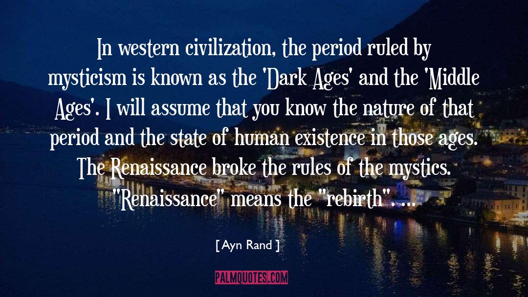 Mystics quotes by Ayn Rand