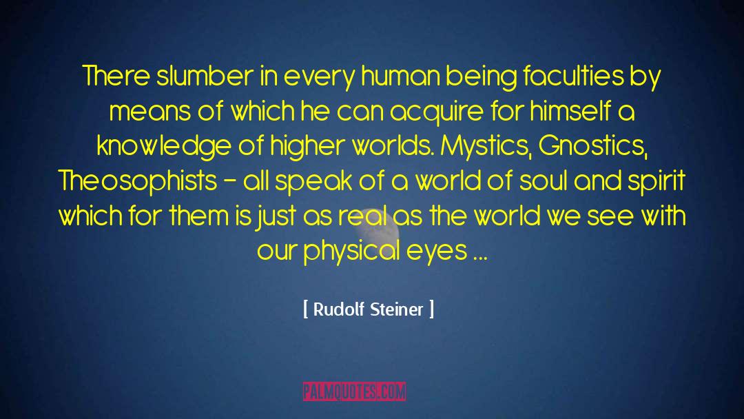 Mystics quotes by Rudolf Steiner