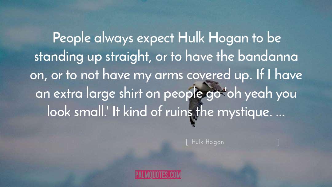 Mystique quotes by Hulk Hogan