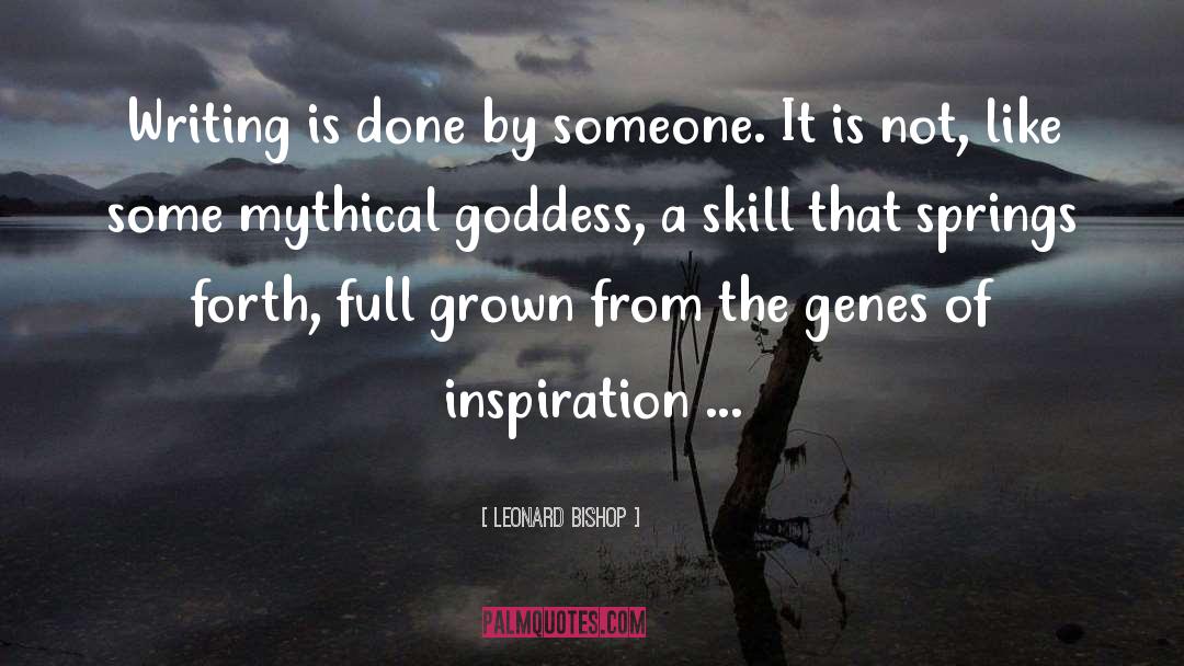 Mythical quotes by Leonard Bishop