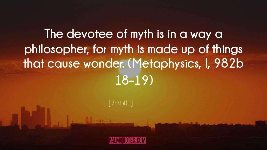 Mythology quotes by Aristotle