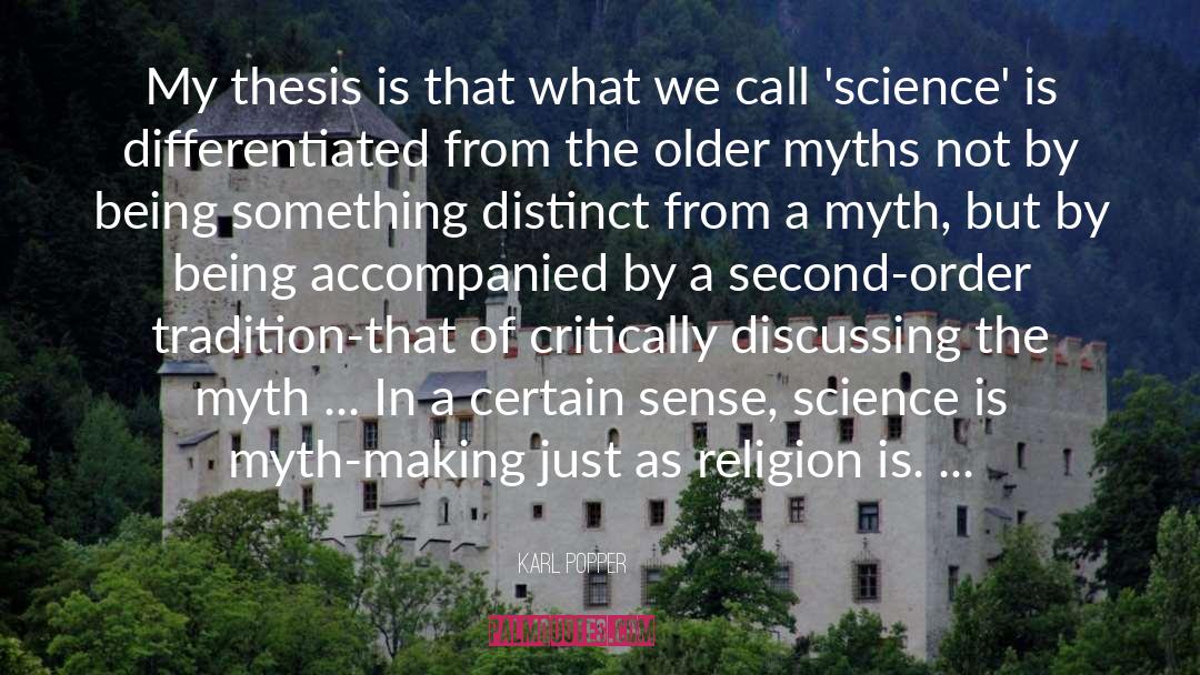 Myths And Facts quotes by Karl Popper