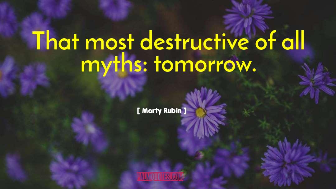 Myths quotes by Marty Rubin