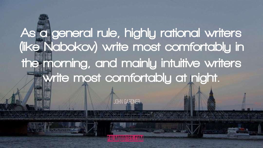 Nabokov quotes by John Gardner