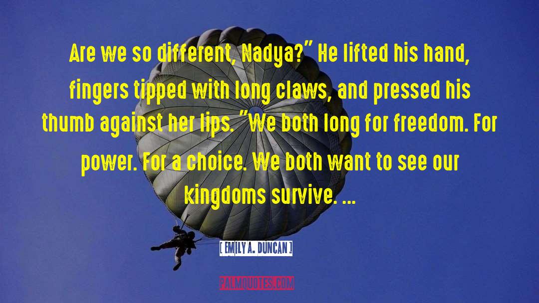 Nadya quotes by Emily A. Duncan