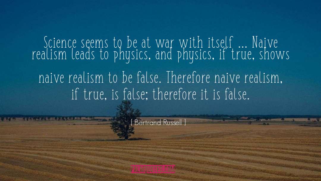 Naive Realism quotes by Bertrand Russell