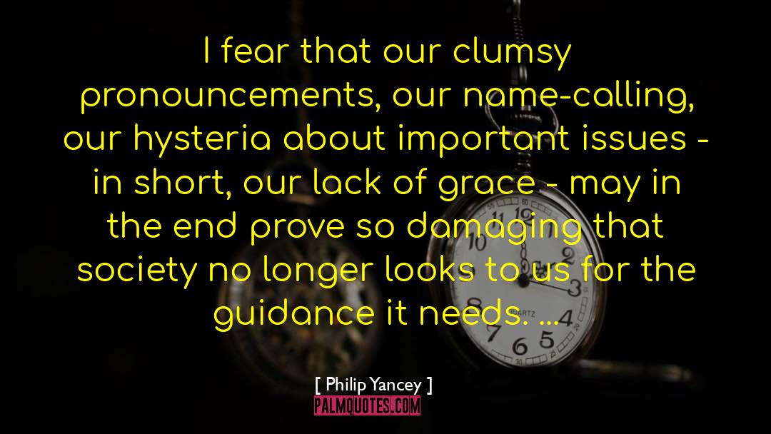 Name Calling quotes by Philip Yancey