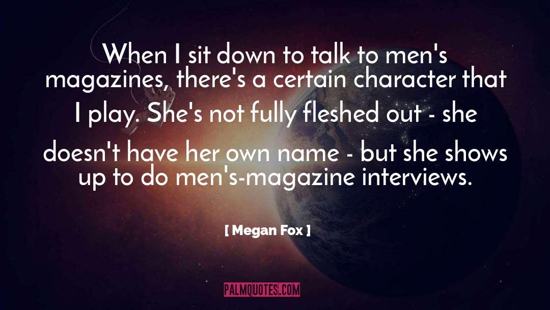 Name Changes quotes by Megan Fox