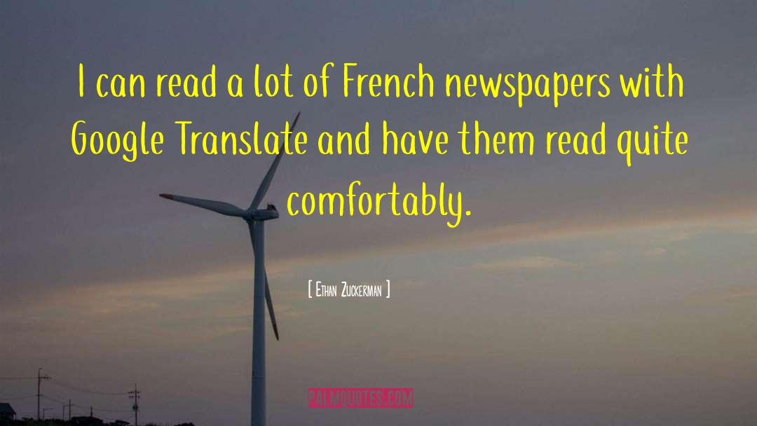 Name Dropping Translate To French quotes by Ethan Zuckerman