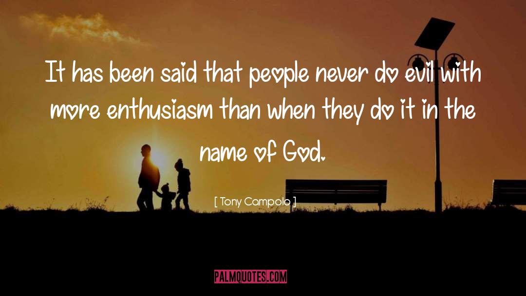 Name Of God quotes by Tony Campolo