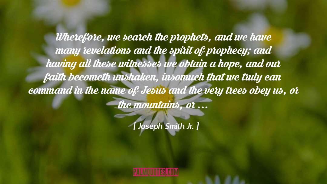 Name Of Jesus quotes by Joseph Smith Jr.