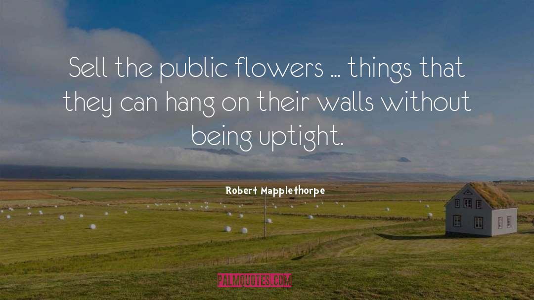 Nameless Flowers quotes by Robert Mapplethorpe