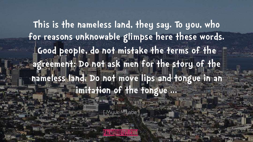 Nameless quotes by Miyuki Miyabe