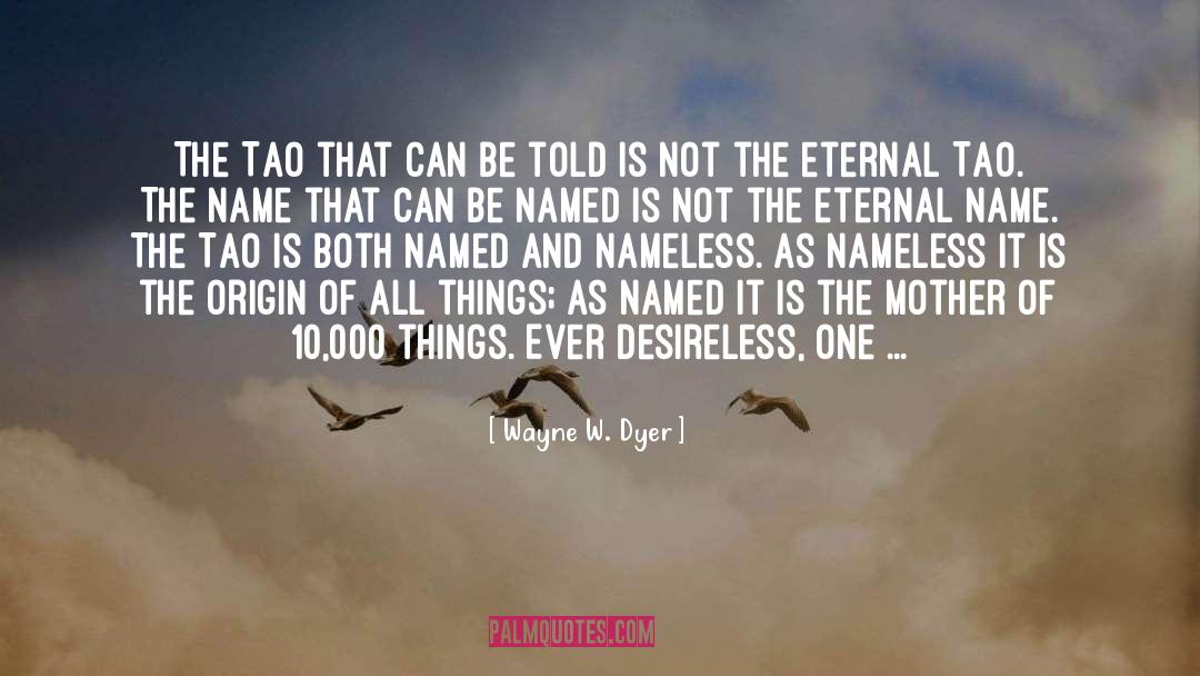 Nameless quotes by Wayne W. Dyer
