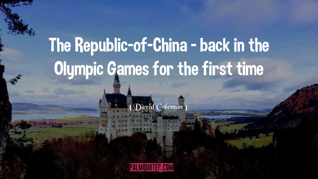 Names Of China quotes by David Coleman