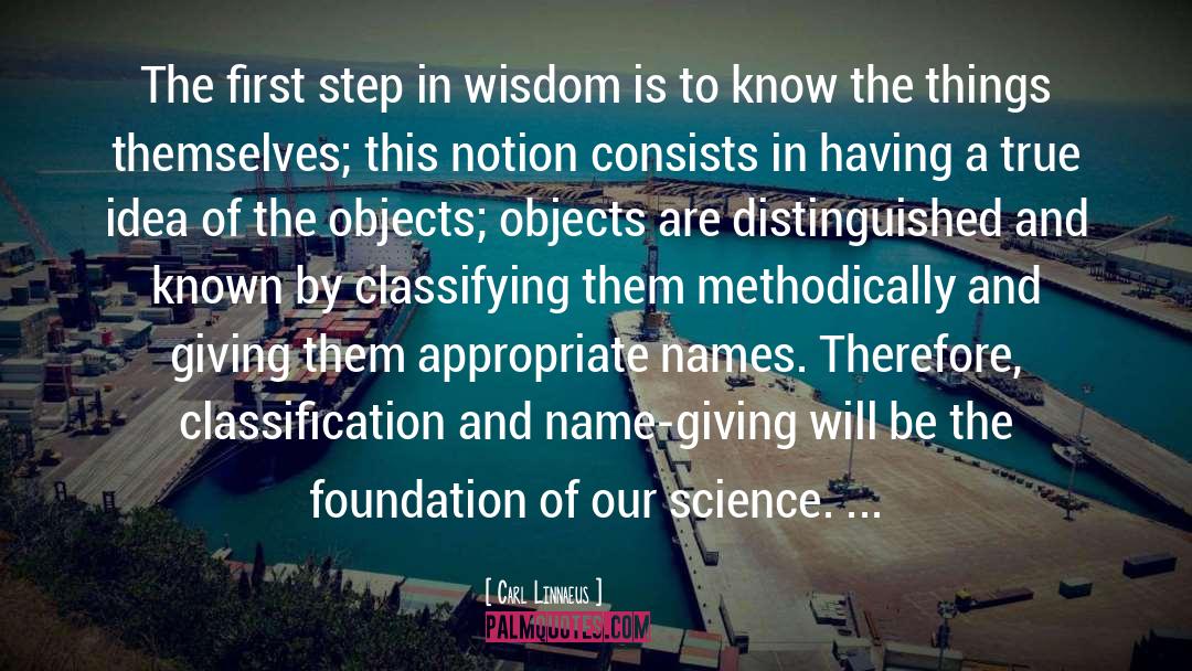 Names quotes by Carl Linnaeus
