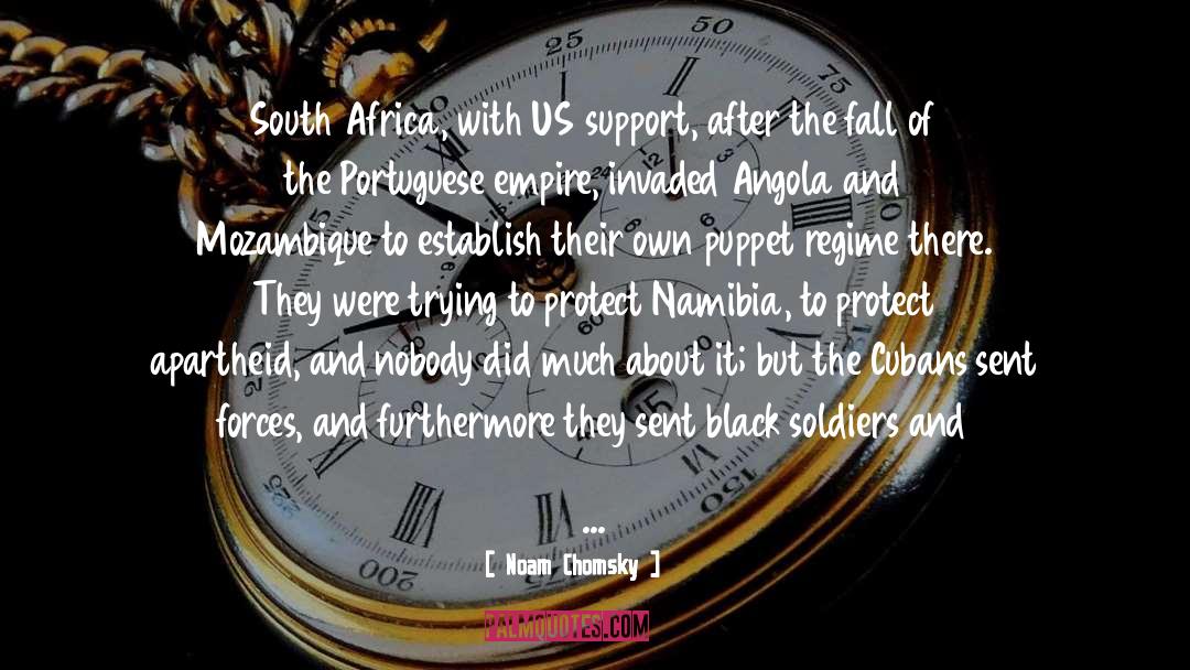 Namibia quotes by Noam Chomsky