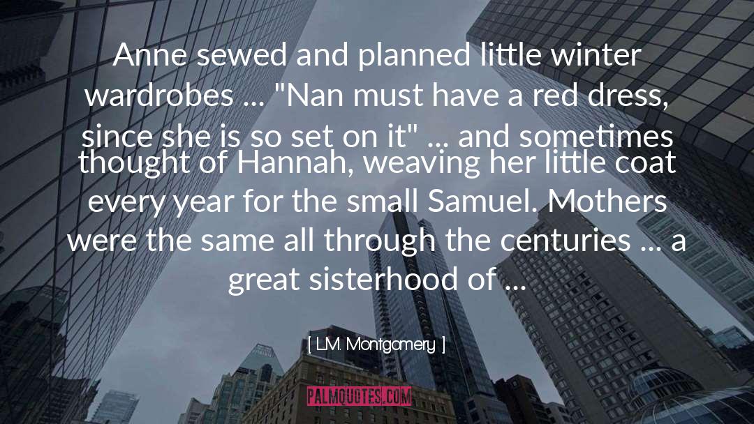 Nan quotes by L.M. Montgomery