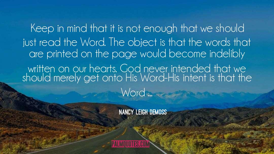 Nancy Levin quotes by Nancy Leigh DeMoss