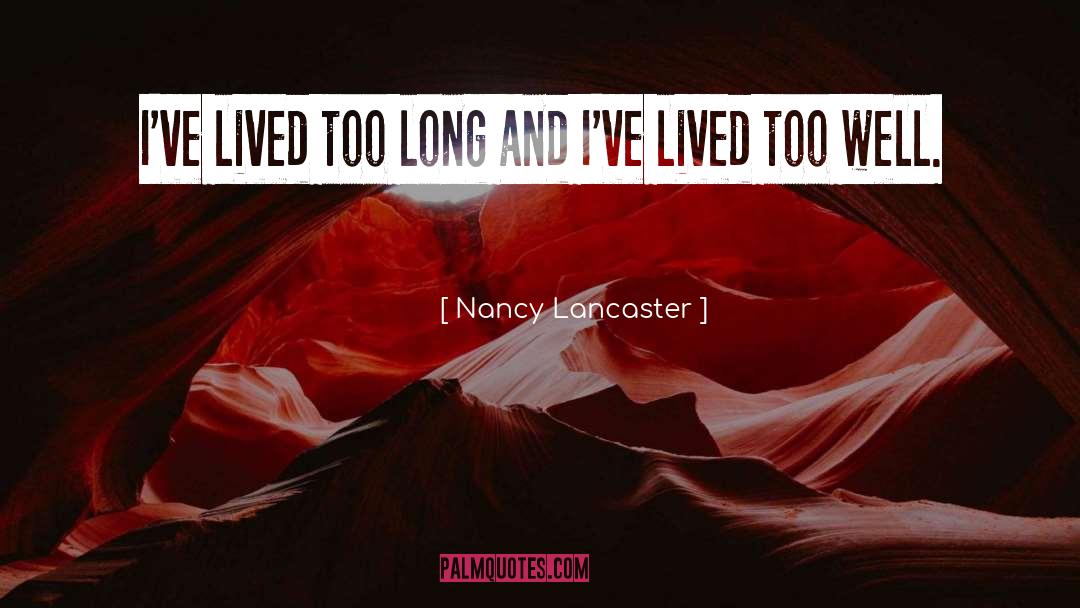 Nancy Mure quotes by Nancy Lancaster