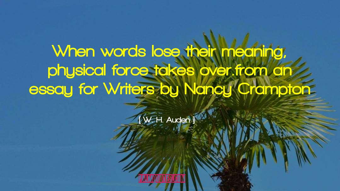 Nancy Wexler quotes by W. H. Auden
