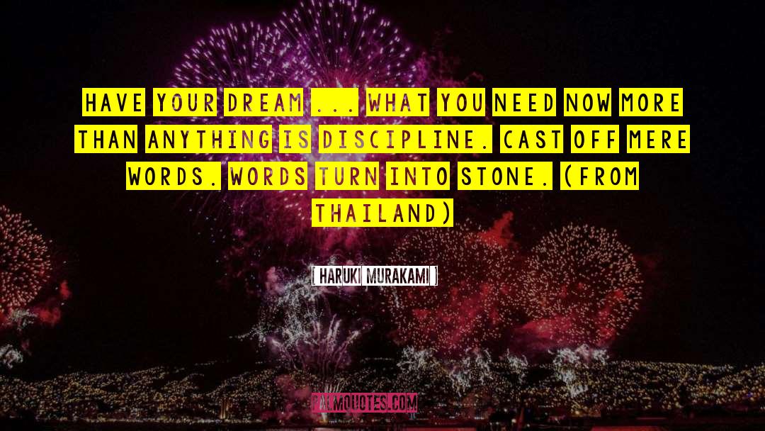 Nanthana Thailand quotes by Haruki Murakami