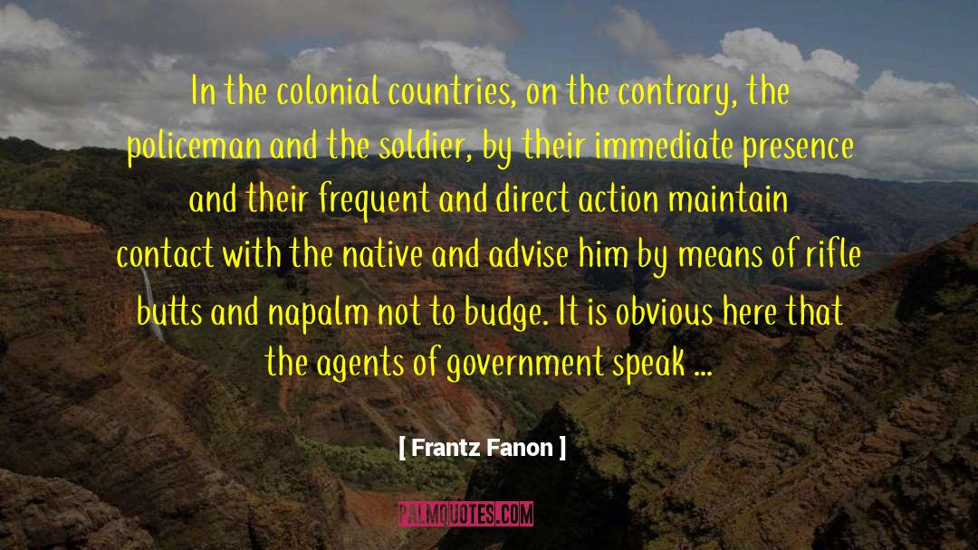 Napalm quotes by Frantz Fanon