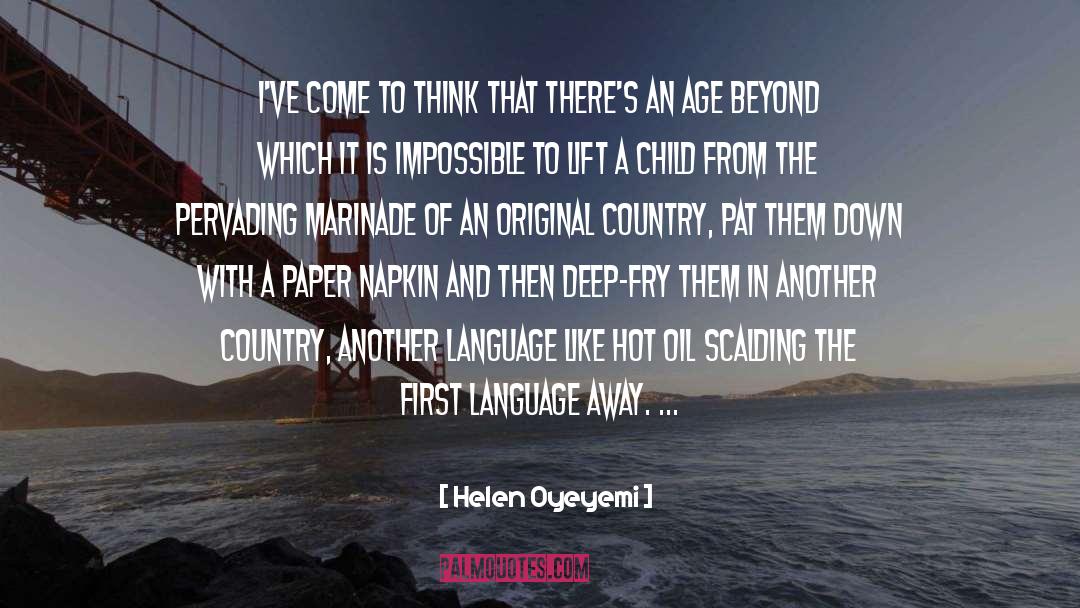 Napkin quotes by Helen Oyeyemi