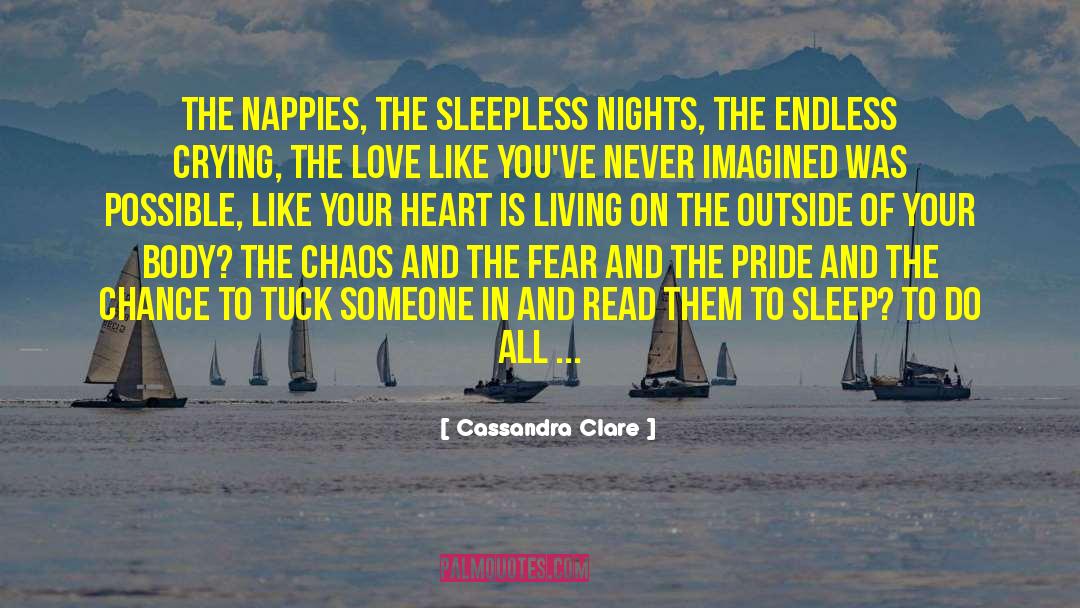 Nappies quotes by Cassandra Clare