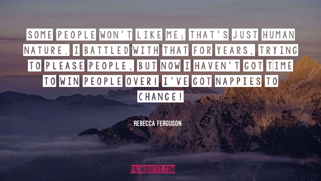 Nappies quotes by Rebecca Ferguson