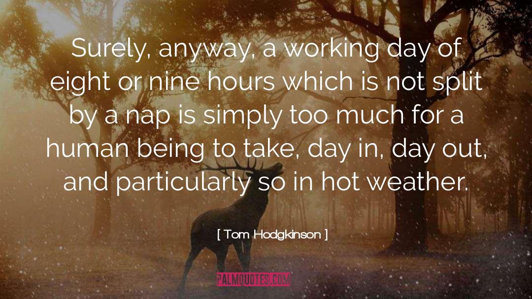 Naps quotes by Tom Hodgkinson