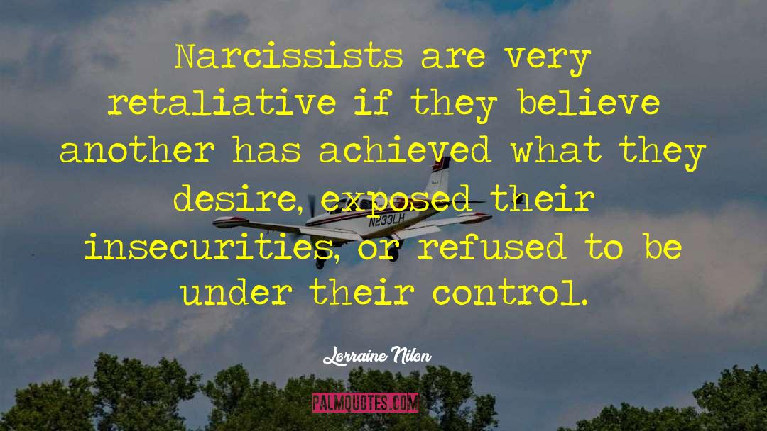 Narcissism Expert quotes by Lorraine Nilon