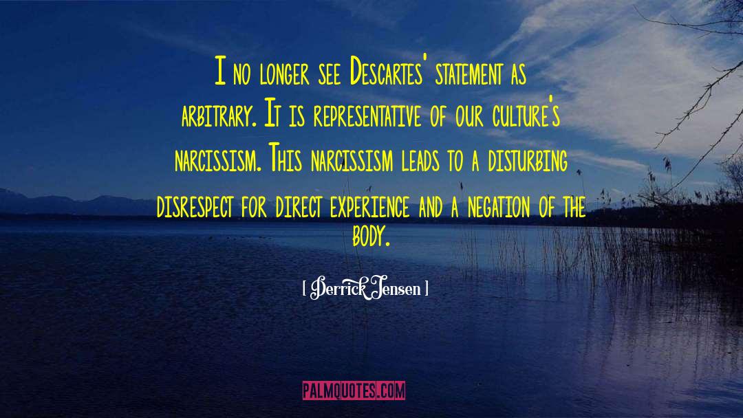 Narcissism quotes by Derrick Jensen