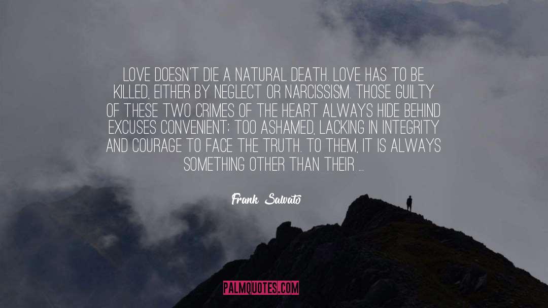 Narcissism quotes by Frank Salvato