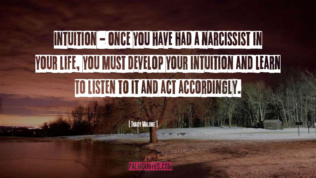 Narcissist quotes by Tracy Malone