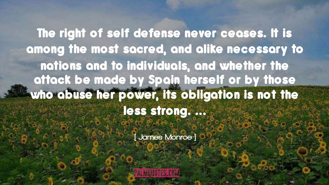 Narcissistic Abuse quotes by James Monroe