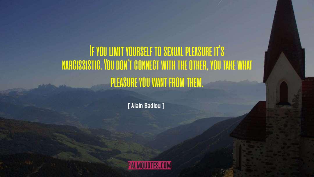 Narcissistic quotes by Alain Badiou