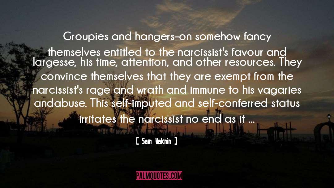 Narcissists quotes by Sam Vaknin